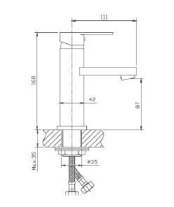 Смеситель для раковины Haiba HB1002