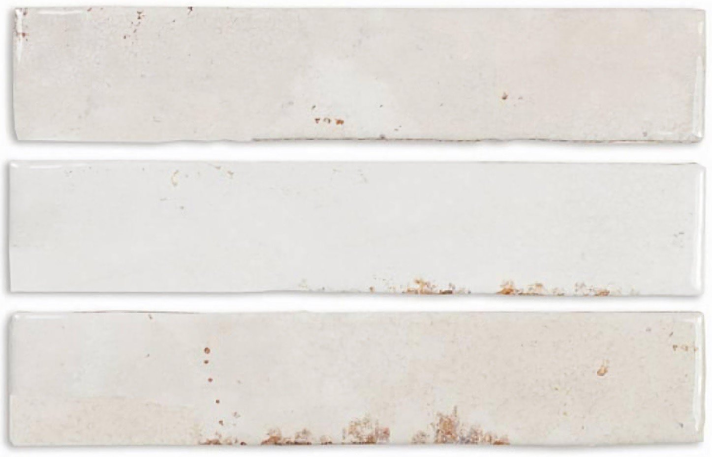 плитка enamel white 5x25 см 