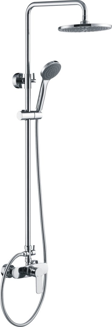 Смеситель с душевой стойкой HAIBA HB2411 хром