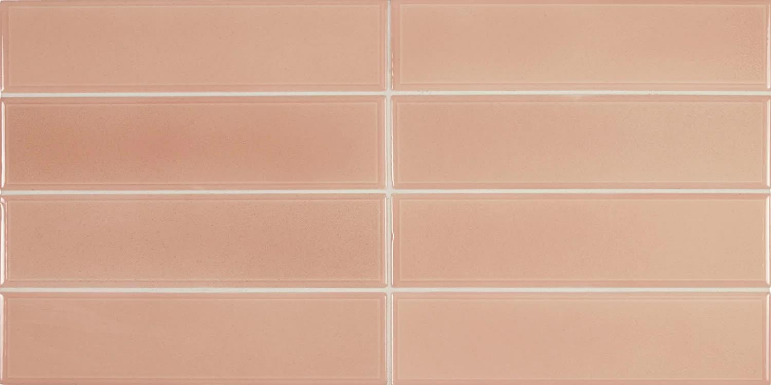 керамическая плитка настенная 27536 limit rose 6x24,6 см 
