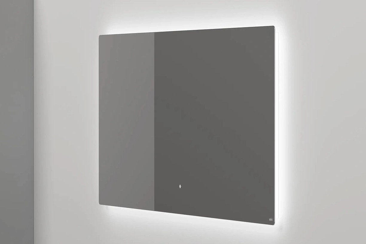 Зеркало для ванной с LED подсветкой, обогрев-антизапотевание, сенсорный выключатель, 1400х700 Salini OMBRA 27M021470BH