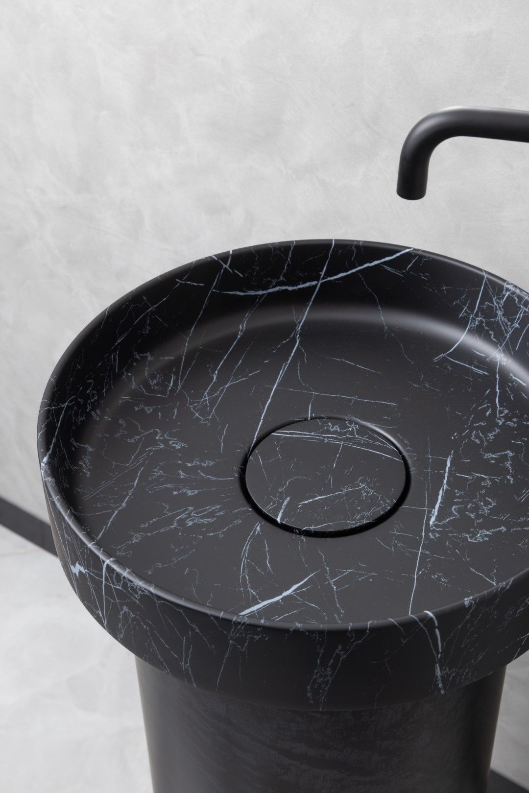 Пьедестал для раковины  Boheme Corian 801-base-bwood черное дерево