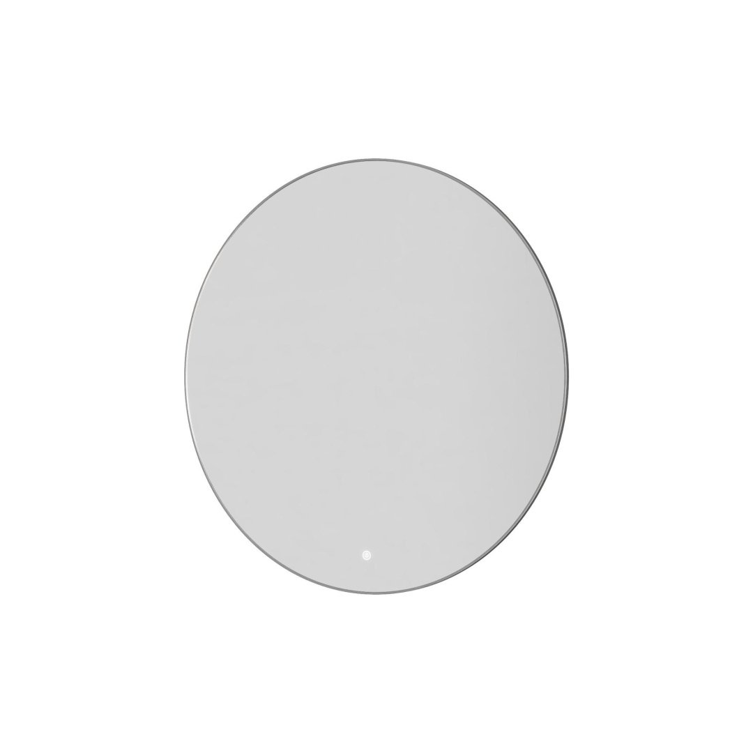 Зеркало круглое с LED подсветкой сенсор антипар 80х80 см Boheme 545-80-CR рама хром