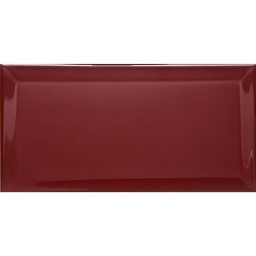 настенная плитка biselado burdeos brillo 10x20 Бордовый