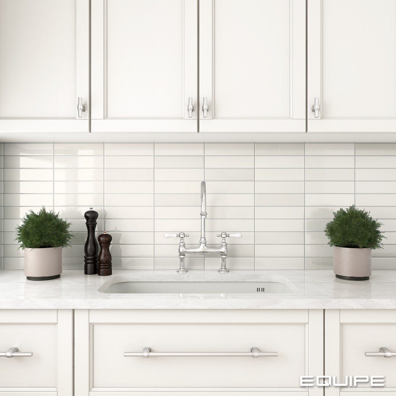 керамическая плитка настенная 27526 limit blanc 6x24,6 см 