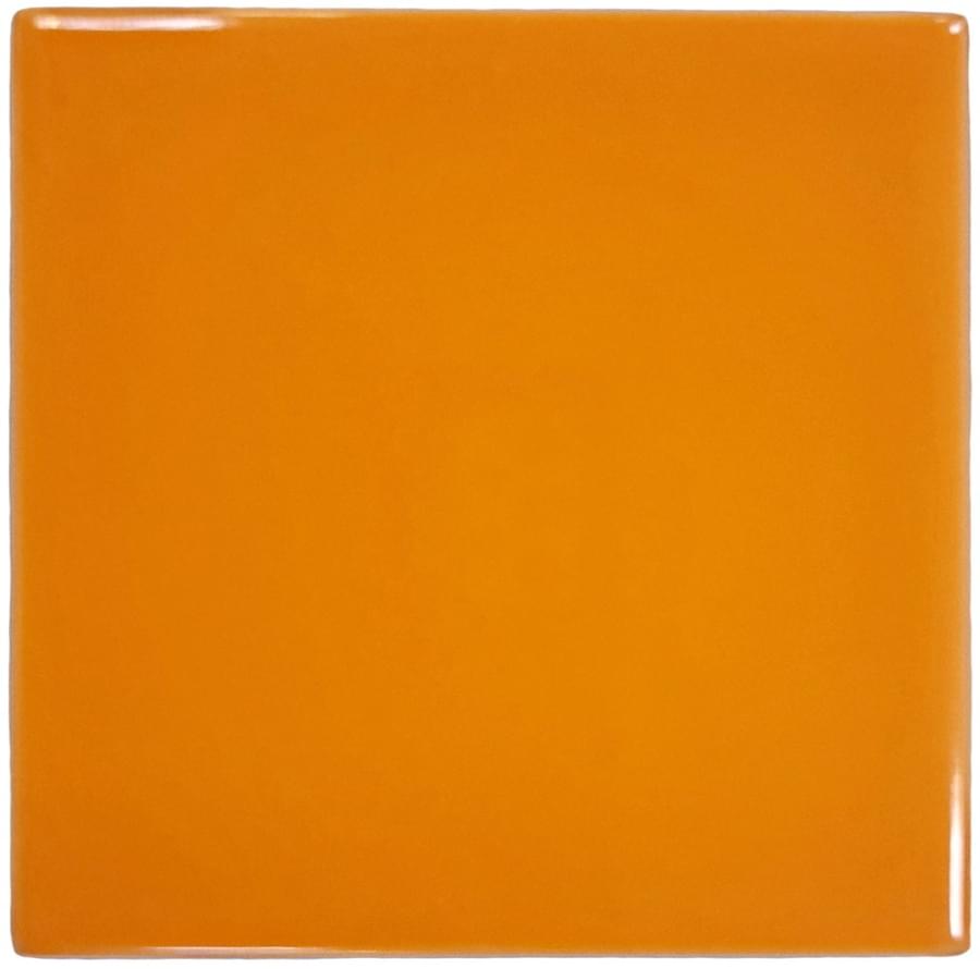 керамическая плитка modern ceramics mini tile orange glossy 99x99x7 