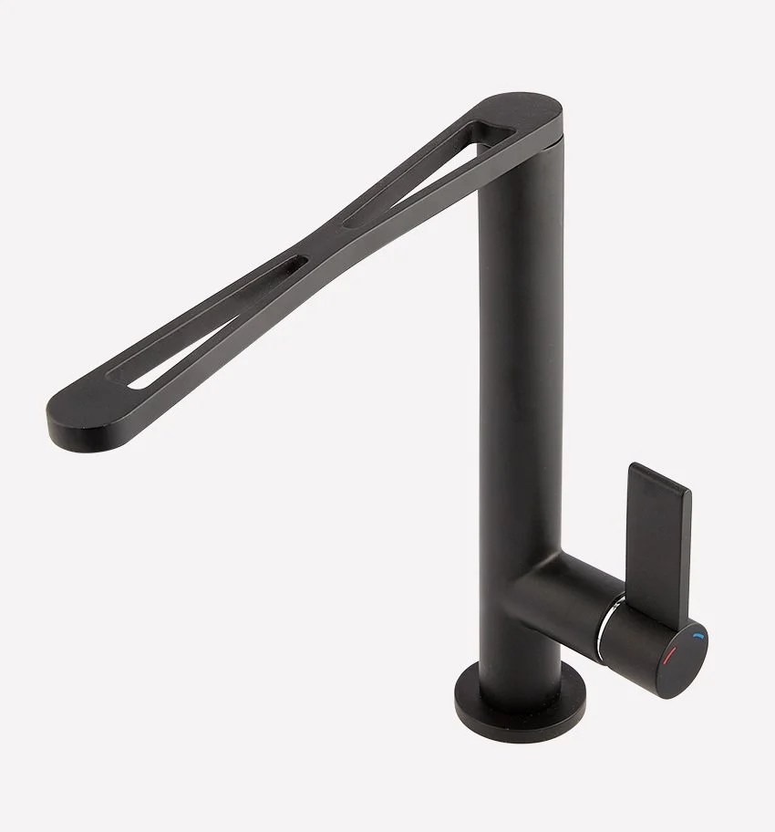 Смеситель для кухни Webert Essential EN920302441, Черный/сталь