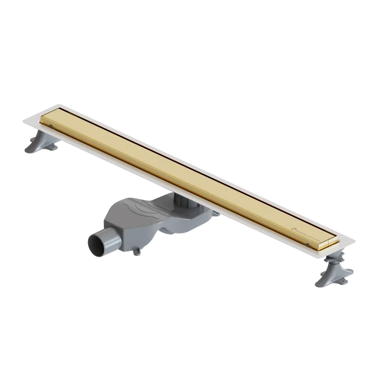 Душевой лоток Boheme Premium Linear 60см, нерж.сталь ЗОЛОТО