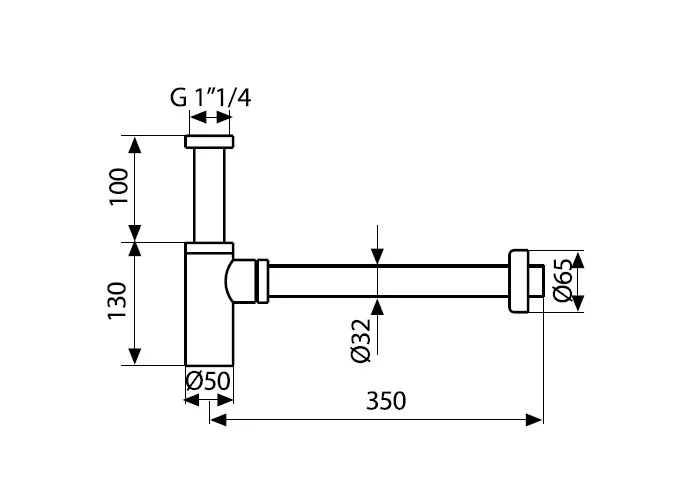Сифон для раковины Webert AC0020560