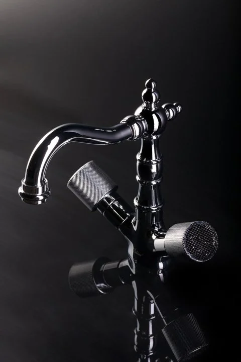 Cмеситель для умывальника BOHEME Royal Cristal 271-Royal/CRST