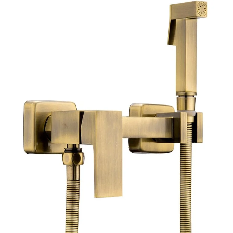 Душ гигиенический со смесителем бронза Haiba HB5513-4