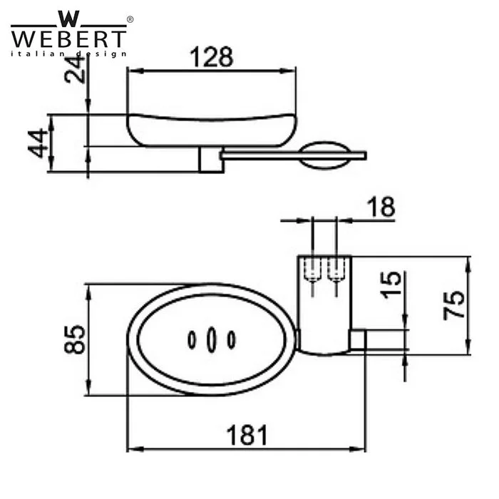 Мыльница Webert Aria AI500101015