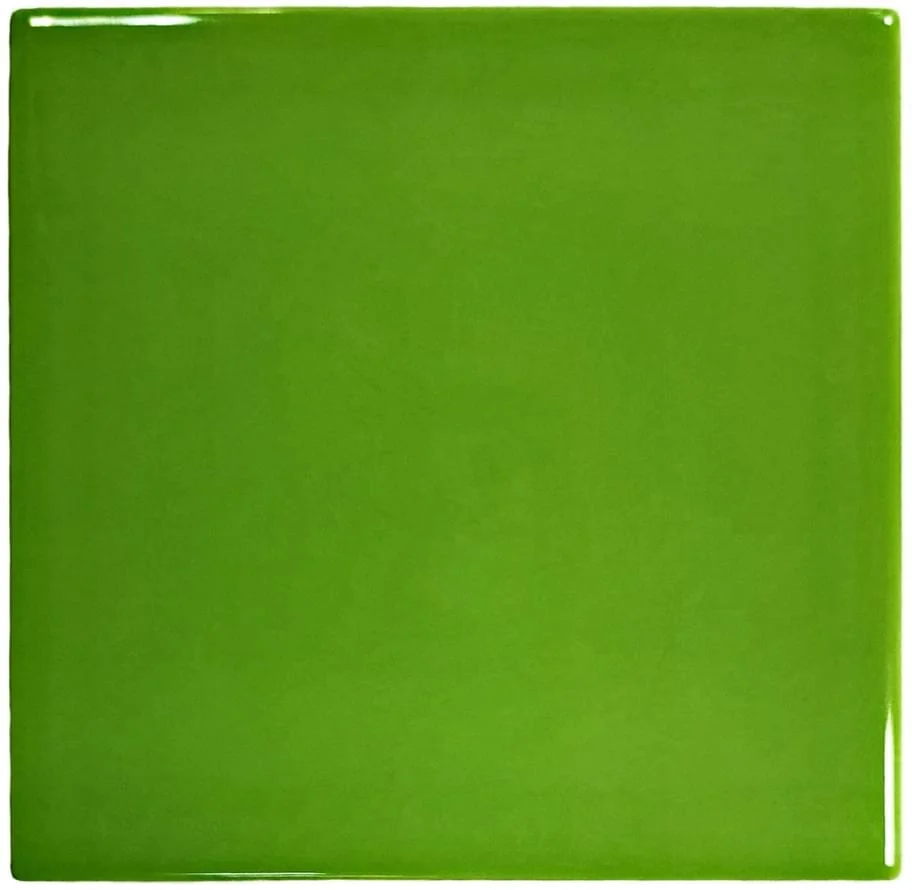 керамическая плитка modern ceramics mini tile  green glossy 99x99x7 