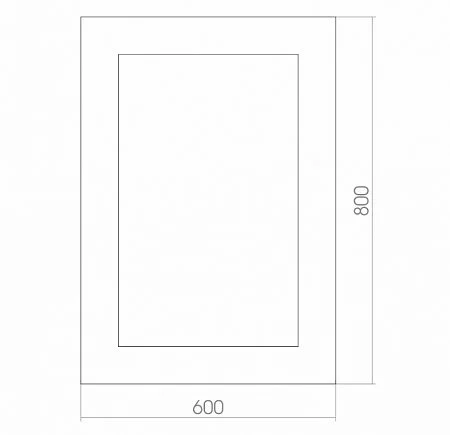 Зеркало Silver Mirrors Галактика 600х800 выключатель-датчик на движение ФР-00001420