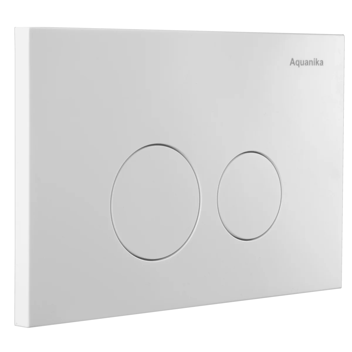 Смывная клавиша 24,4х2х16 см Aquanika Basic 01.02.05w белая