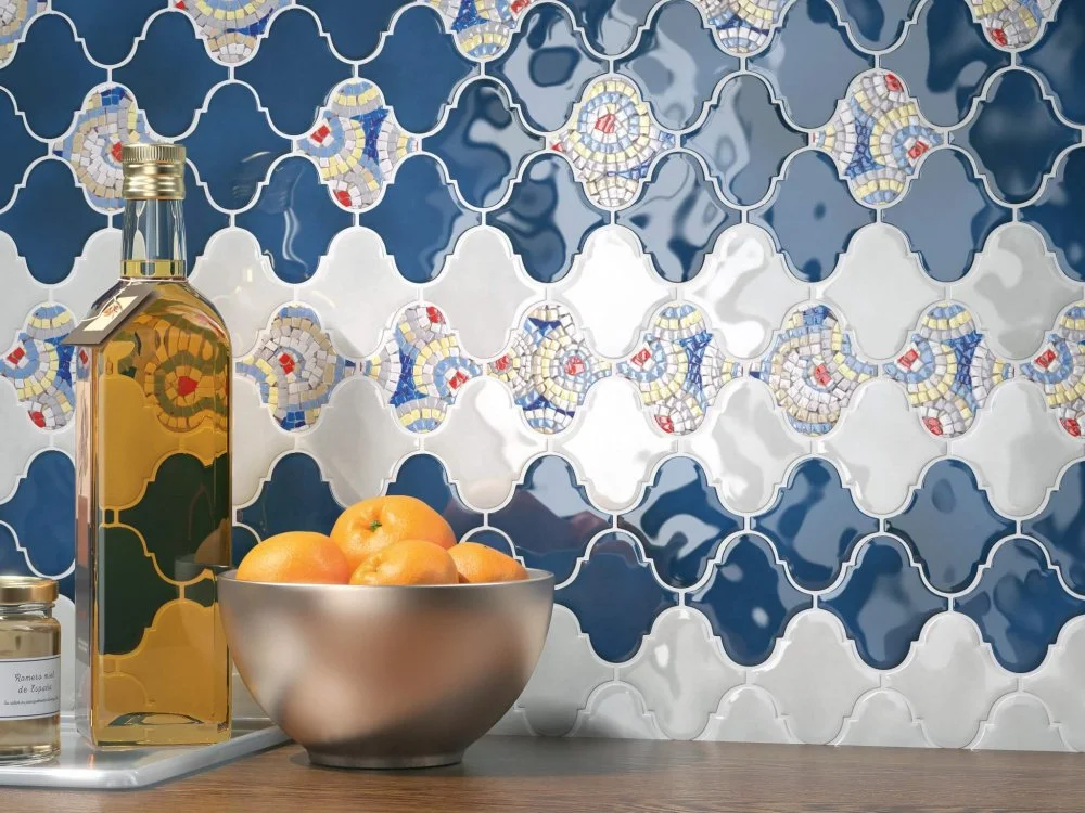 арабески майолика blue Синий