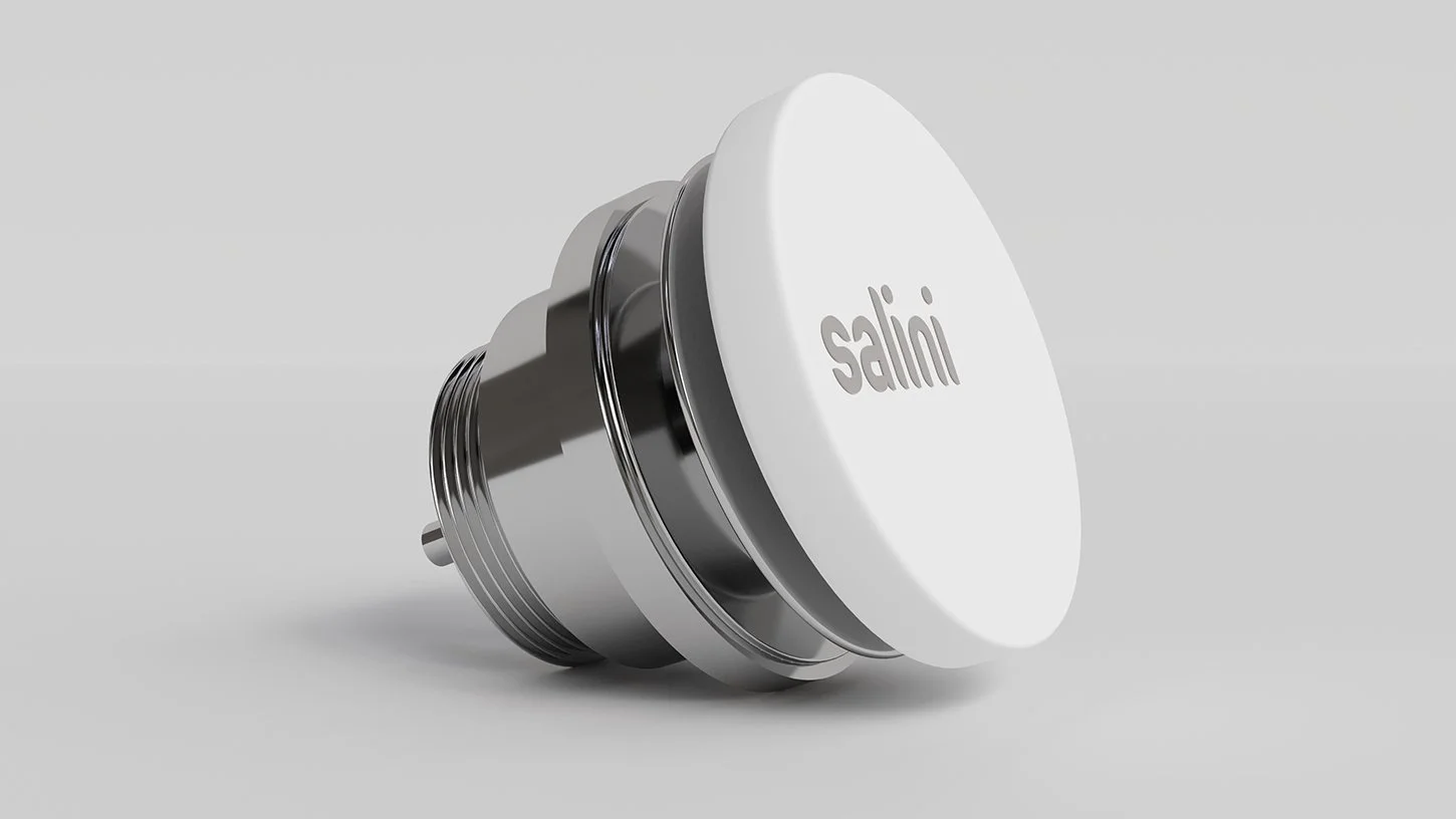 Донный клапандля раковины фиксированный
 Salini 16721RG RAL